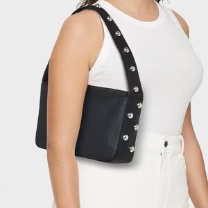 Universal Thread Black Studded Shoulder Bag